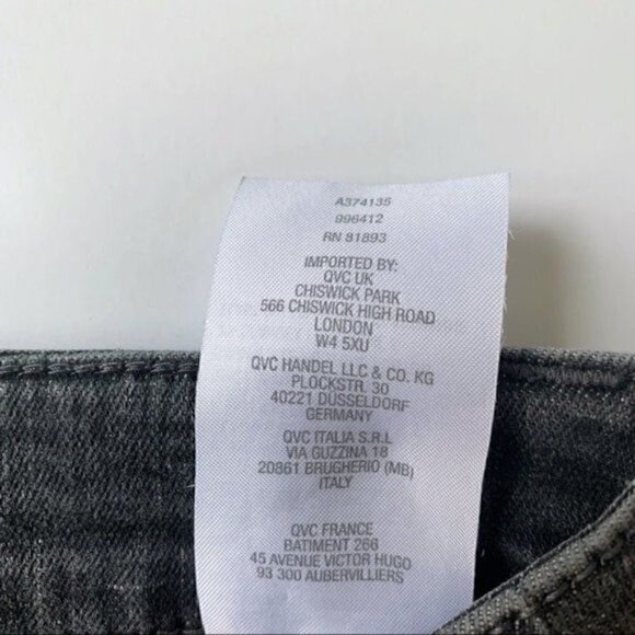 Du Jour Women Medium Gray High Rise Pocket Jeggings, size 6 - Picture 15 of 15